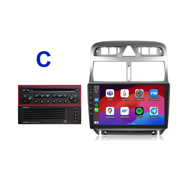 Peugeot 307 | CarPlay & Android Auto | 2002-2013| 32GB