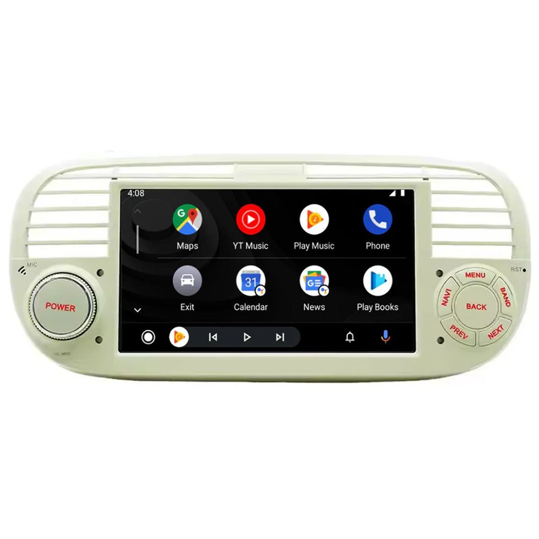 Fiat 500 navigation radio system | Carplay & Android Auto 2007 to 2015
