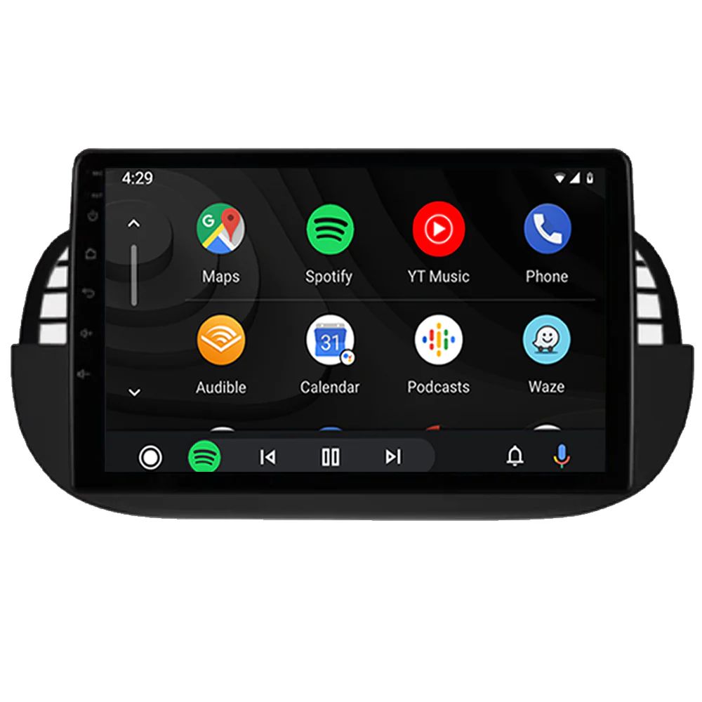 Fiat 500 navigation radio system | Carplay & Android Auto 2007 to 2015 | 9 inch