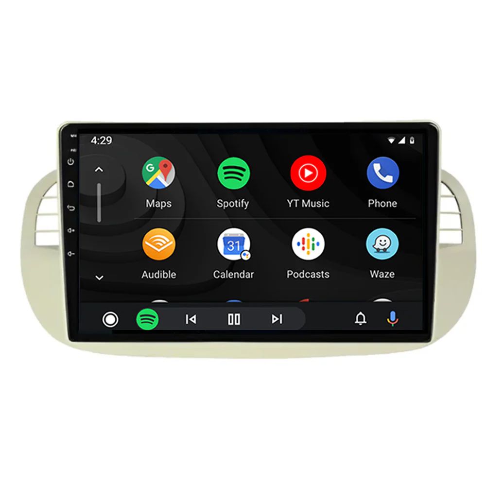 Fiat 500 navigation radio system | Carplay & Android Auto 2007 to 2015 | 9 inch